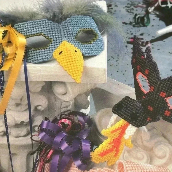 5/$25 plastic canvass ANNIE ATTIC embroidery craft book tutorial - Picture 3 of 8